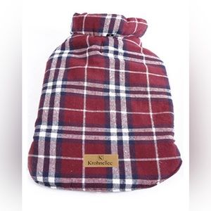 KUOSER~Red Plaid FLANNEL COZY WATERPROOF DOG JACKET COAT